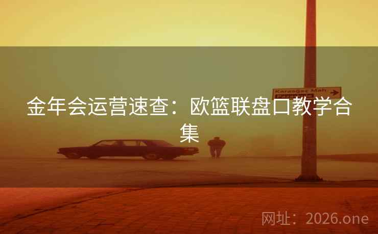 金年会运营速查：欧篮联盘口教学合集  第1张
