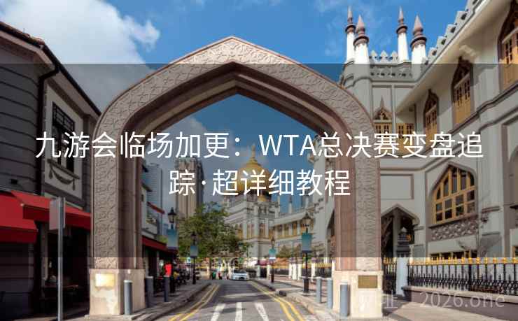 九游会临场加更：WTA总决赛变盘追踪·超详细教程  第2张