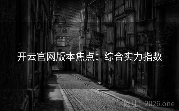 开云官网版本焦点：综合实力指数  第2张
